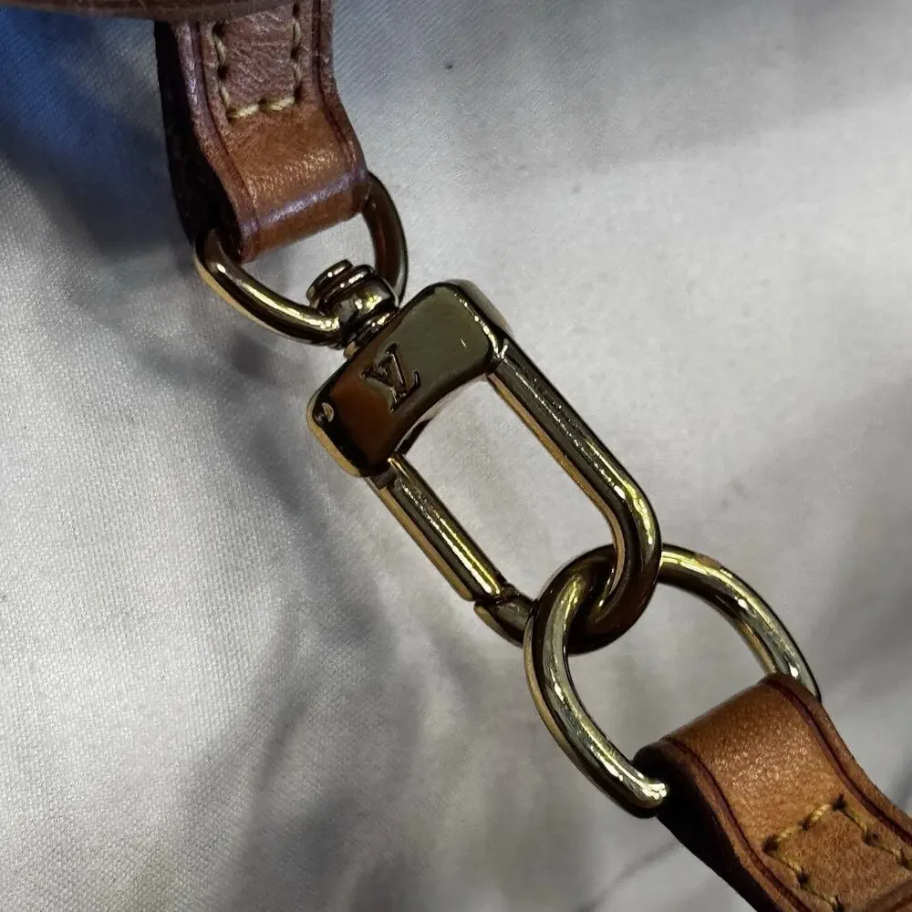 Vtg Louis Vuitton Wilshire PM Monogram Canvas Tote Bag Brown Y2K Preowned - Picture 11 of 16